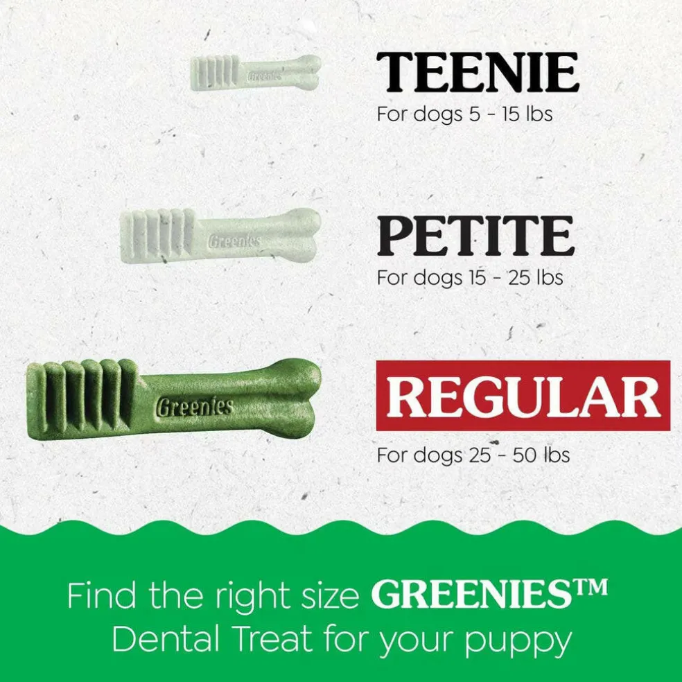 Greenies Regular Puppy Dental Dog Treats