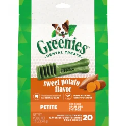 GREENIES Sweet Potato Petite Dental Treats, 60 count