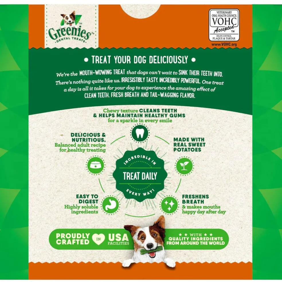 GREENIES Sweet Potato Regular Dental Treats