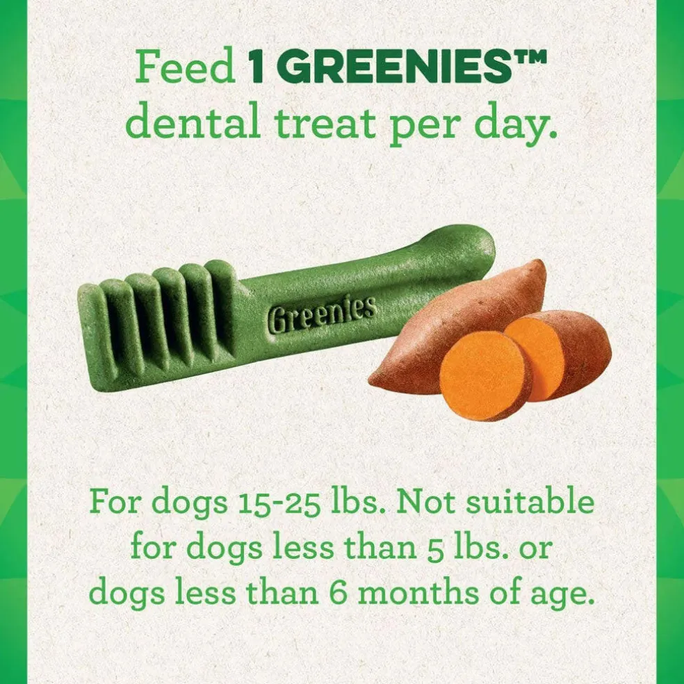 GREENIES Sweet Potato Regular Dental Treats