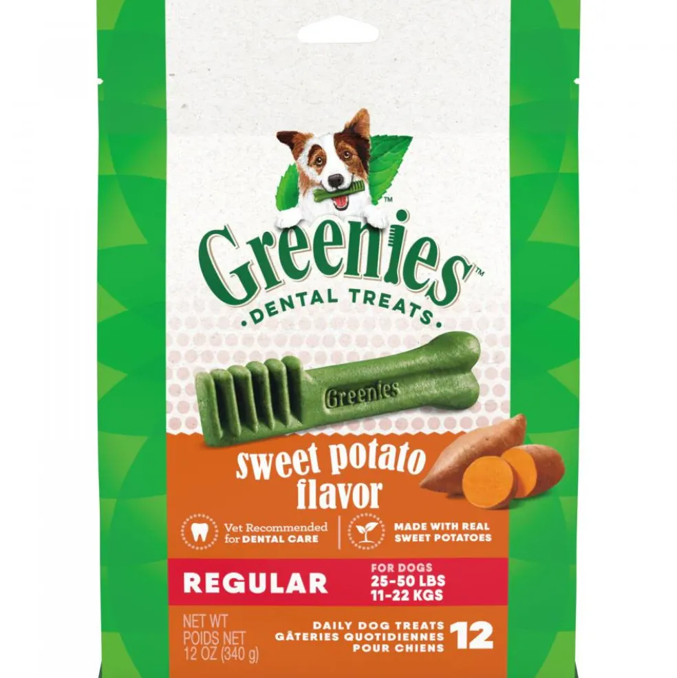 GREENIES Sweet Potato Regular Dental Treats
