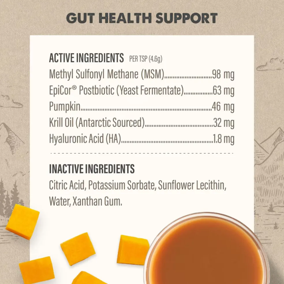 Grizzly Gut Health Liquid Supplement for Dogs & Cats