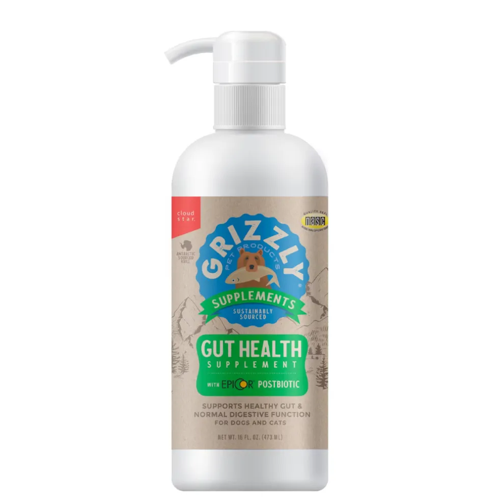 Grizzly Gut Health Liquid Supplement for Dogs & Cats