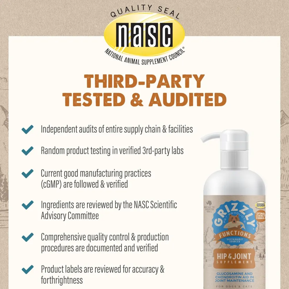 Grizzly Joint Aid Supplement For Dogs & Cats
