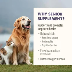 Grizzly Senior Supplement for Dogs & Cats 7+ Years