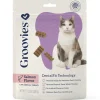 Groovies Salmon Flavor Dental Treats for Cats (7.05 oz)