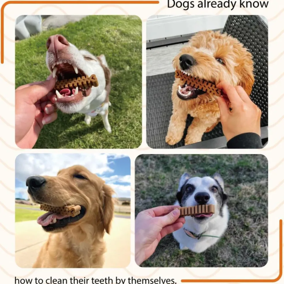 Groovies Senior Dental Chews for Extra Large Dogs 51-100+ lbs