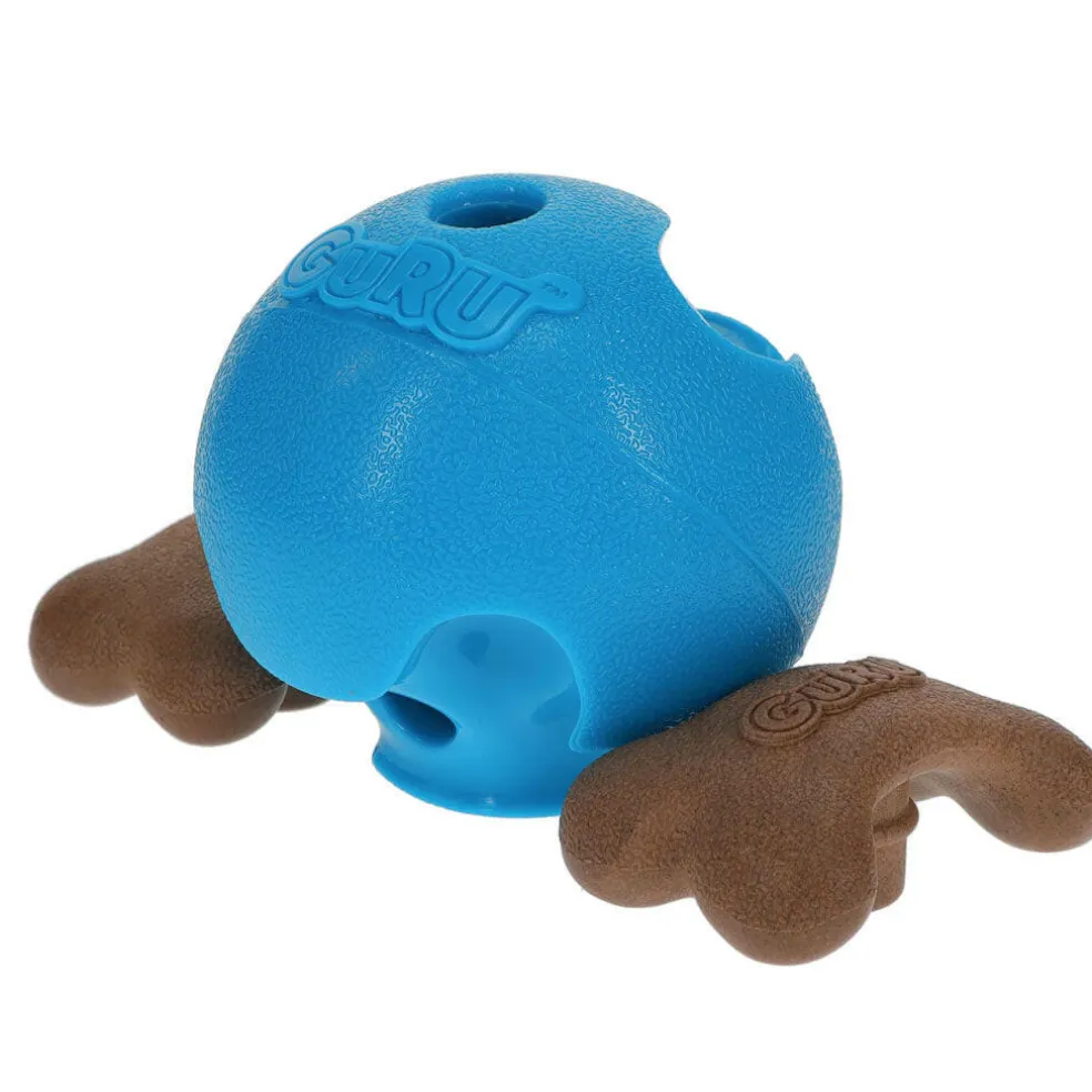 GURU Busy Ball Treat Dispenser Dog Toy, Medium