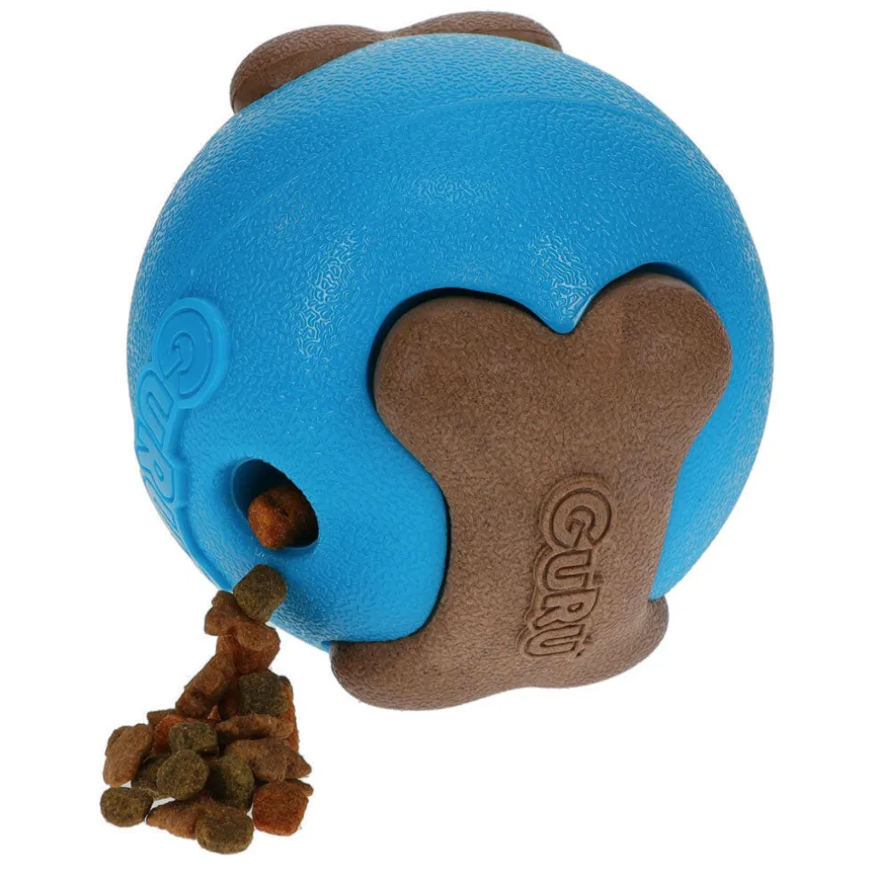 GURU Busy Ball Treat Dispenser Dog Toy, Medium