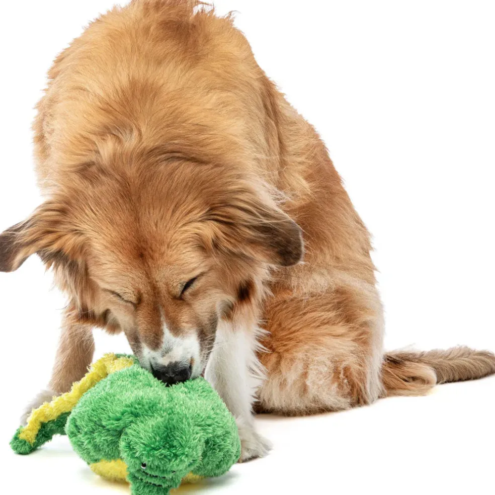 GURU Hide-A-Tail Plush Puzzle Dog Toy Alligator