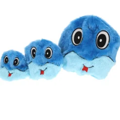 GURU Hide-A-Tail Snake Plush Puzzle Dog Toy, Blue