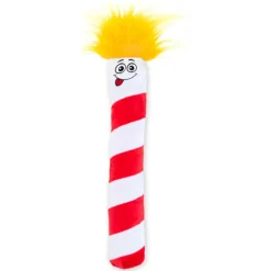 GURU Holiday Fry Guys Candy Plush Dog Toy, Large, 1 count