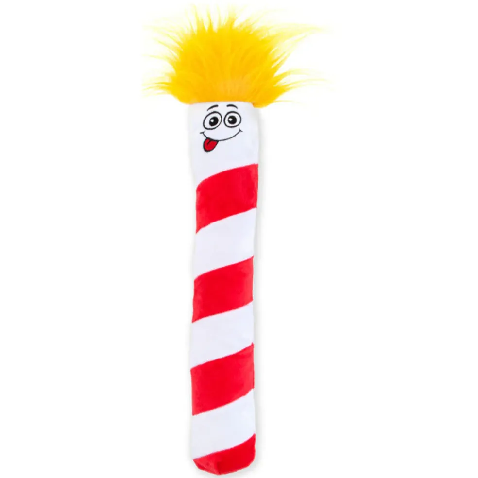 GURU Holiday Fry Guys Candy Plush Dog Toy, Large, 1 count