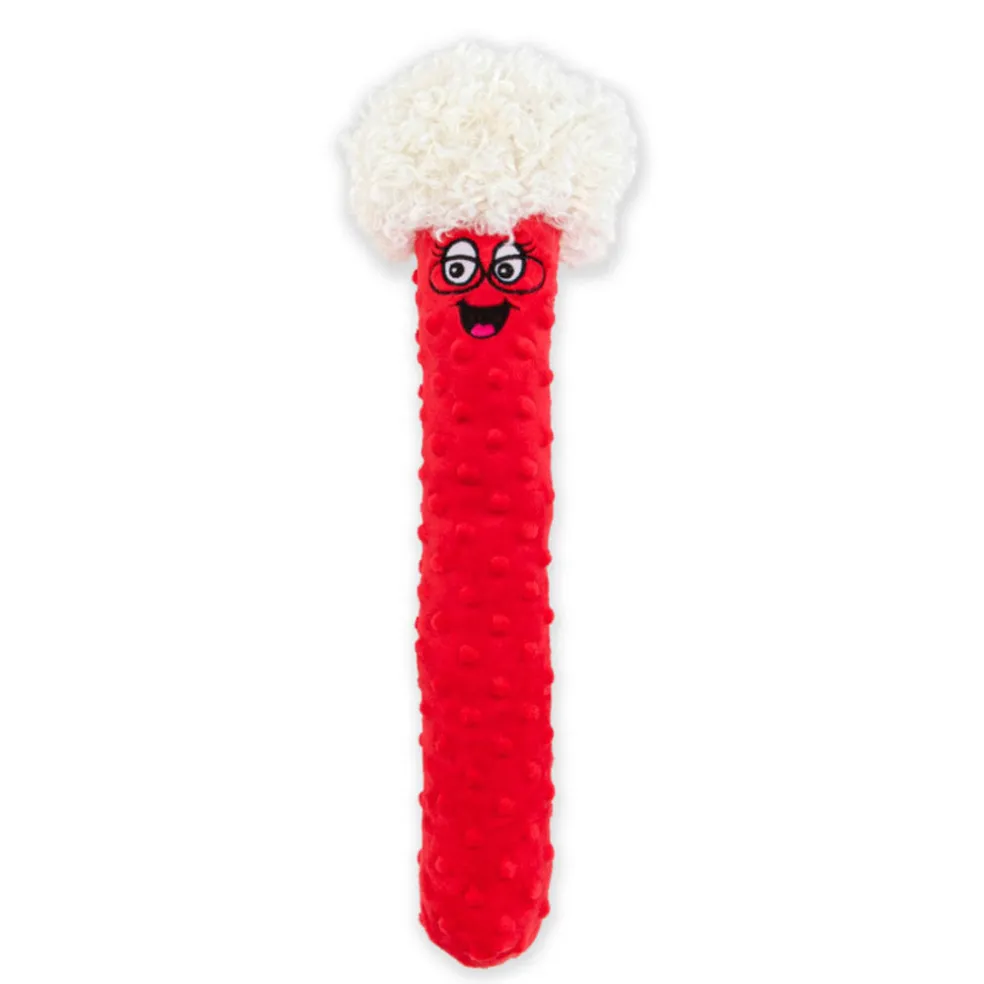 GURU Holiday Fry Guys Mrs. C Plush Dog Toy, Large, 1 count