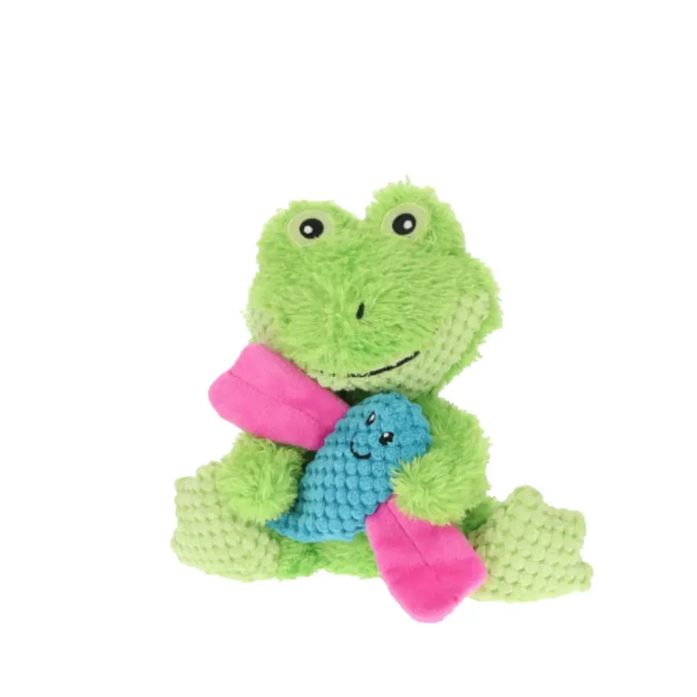 GURU Loveys Dog Toy, Frog, Medium