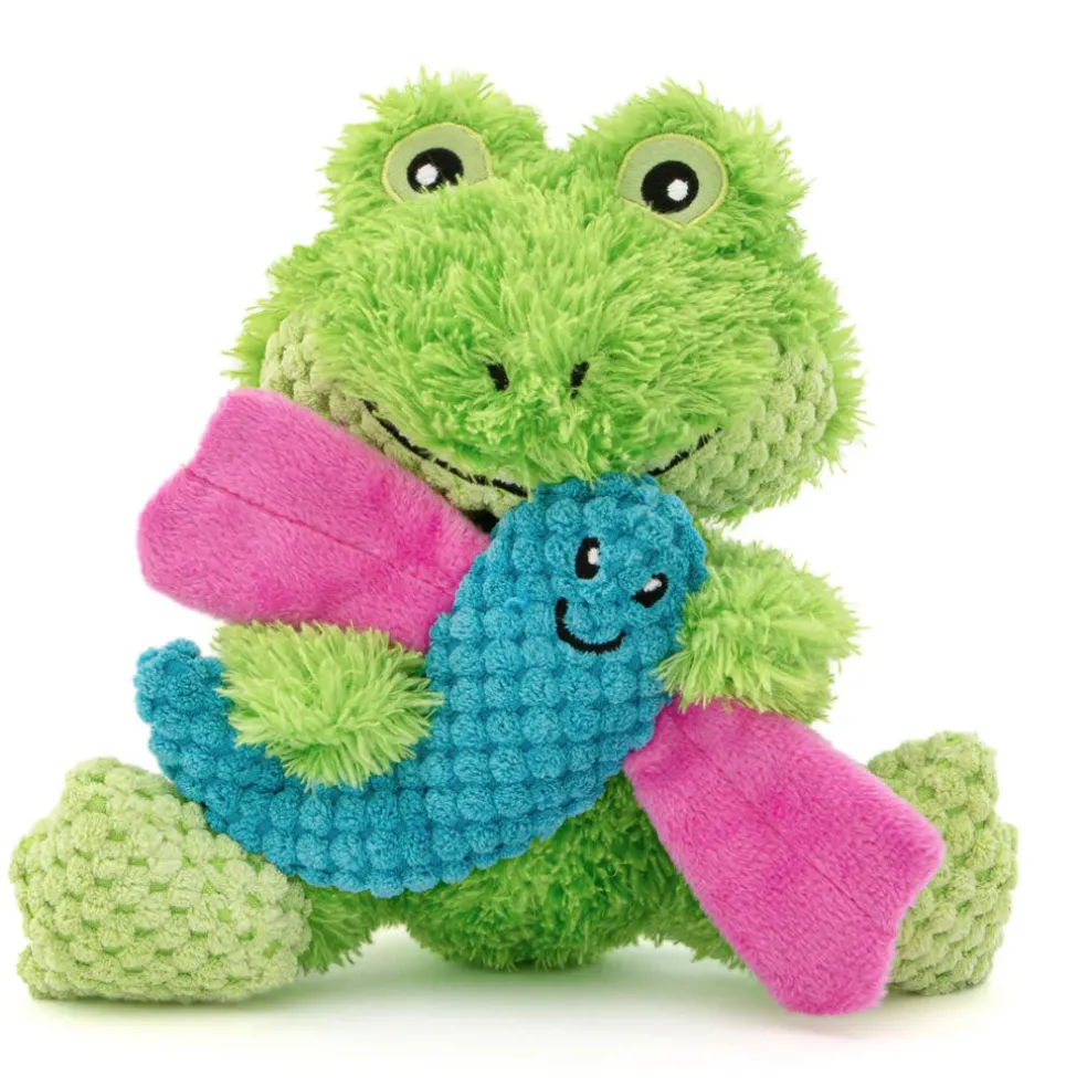 GURU Loveys Dog Toy, Frog, Medium
