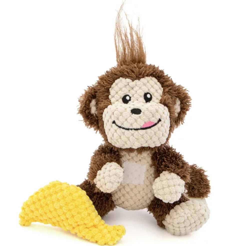 GURU Loveys Dog Toy, Monkey, Medium