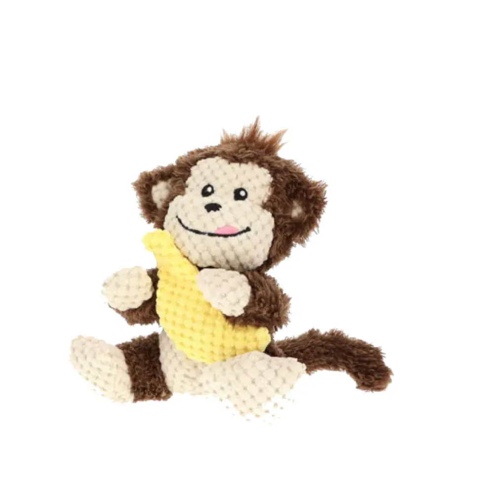 GURU Loveys Dog Toy, Monkey, Medium