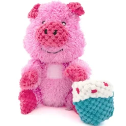 GURU Loveys Dog Toy, Pig, Medium