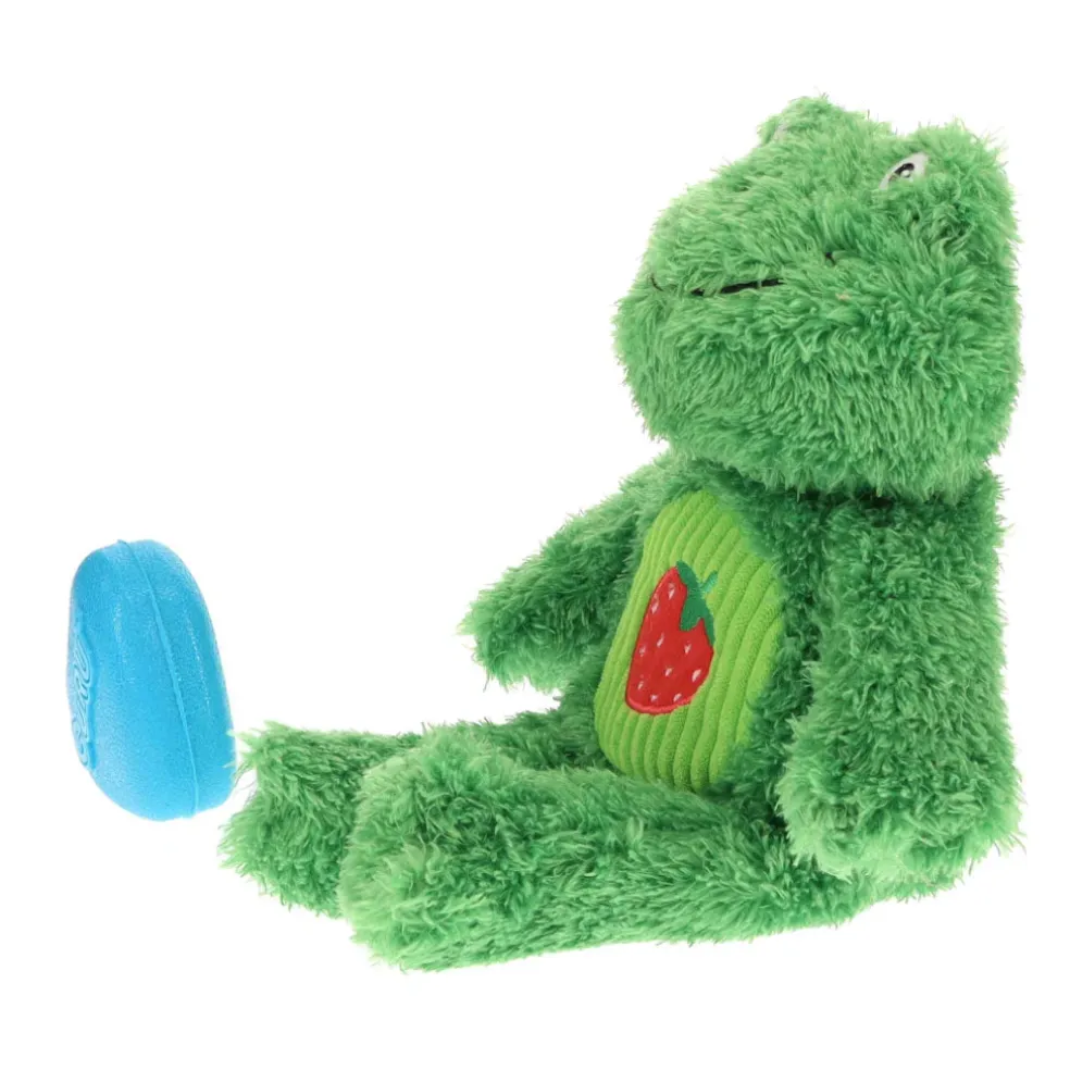 GURU Soft Scents Plush Dog Toy Frog, Medium