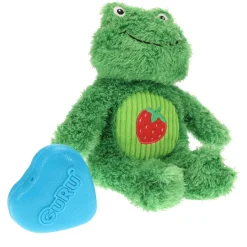 GURU Soft Scents Plush Dog Toy Frog, Medium