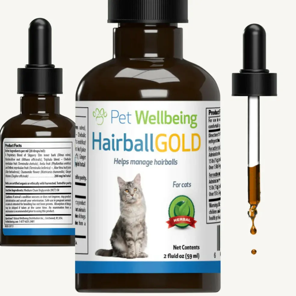Hairball Gold- Help for Cat Hairballs (2 oz)