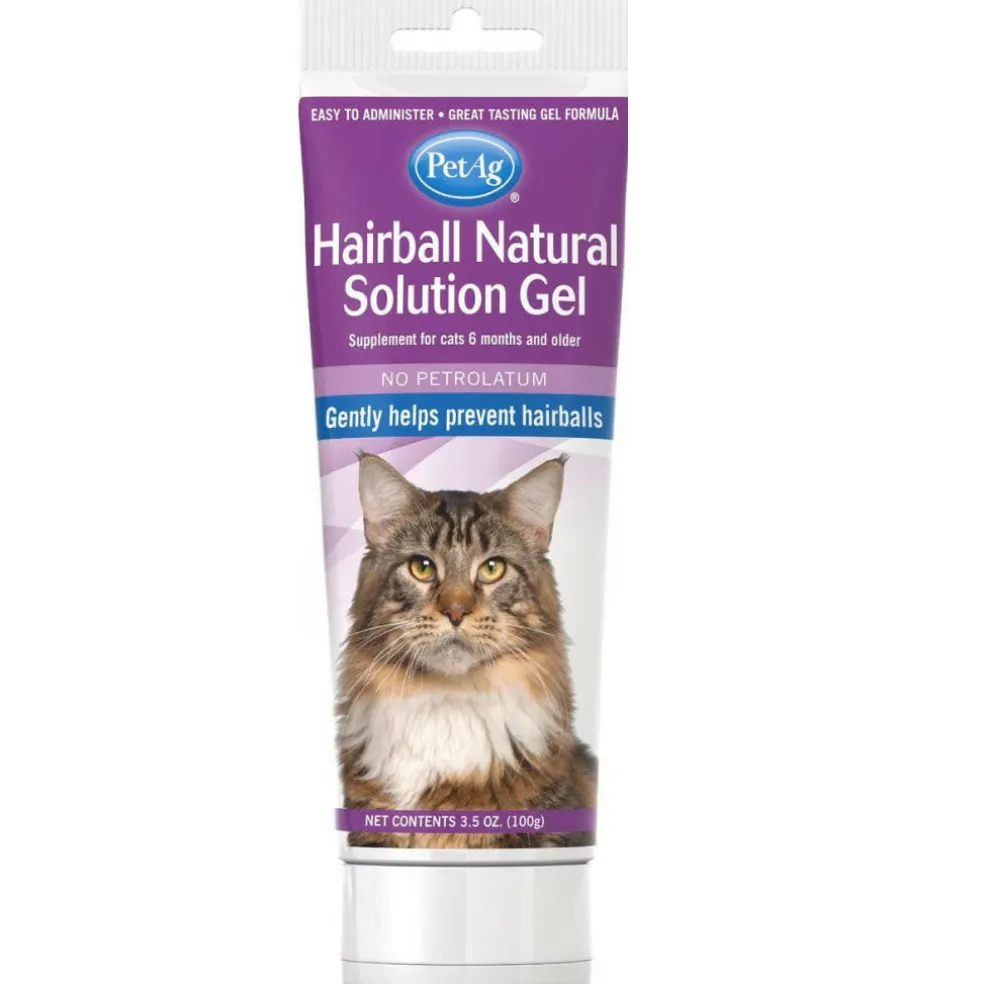 Hairball Natural Solution Gel Supplement for Cats (3.5 oz)