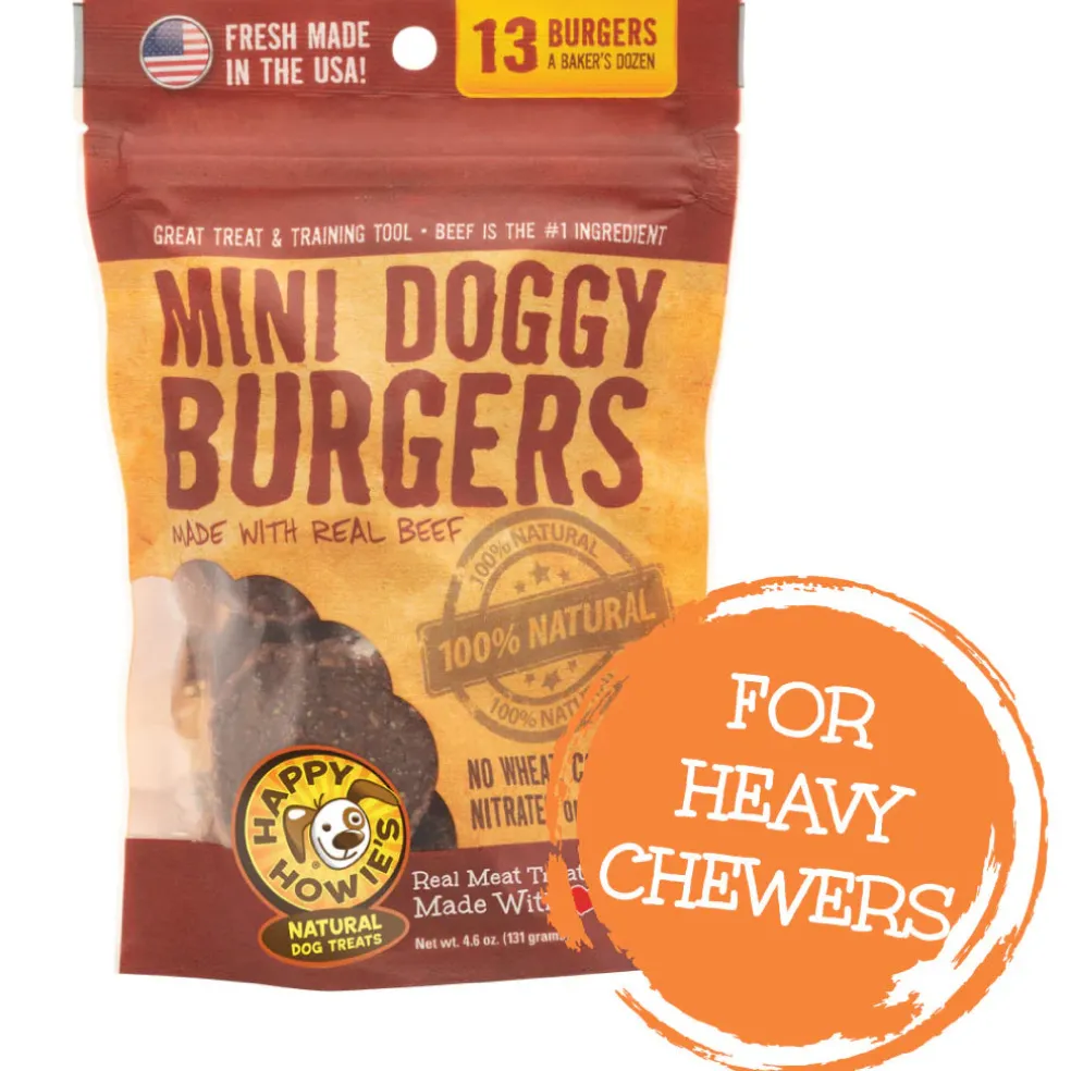 Happy Howies Mini Doggy Burgers with Real Beef (13 burgers)