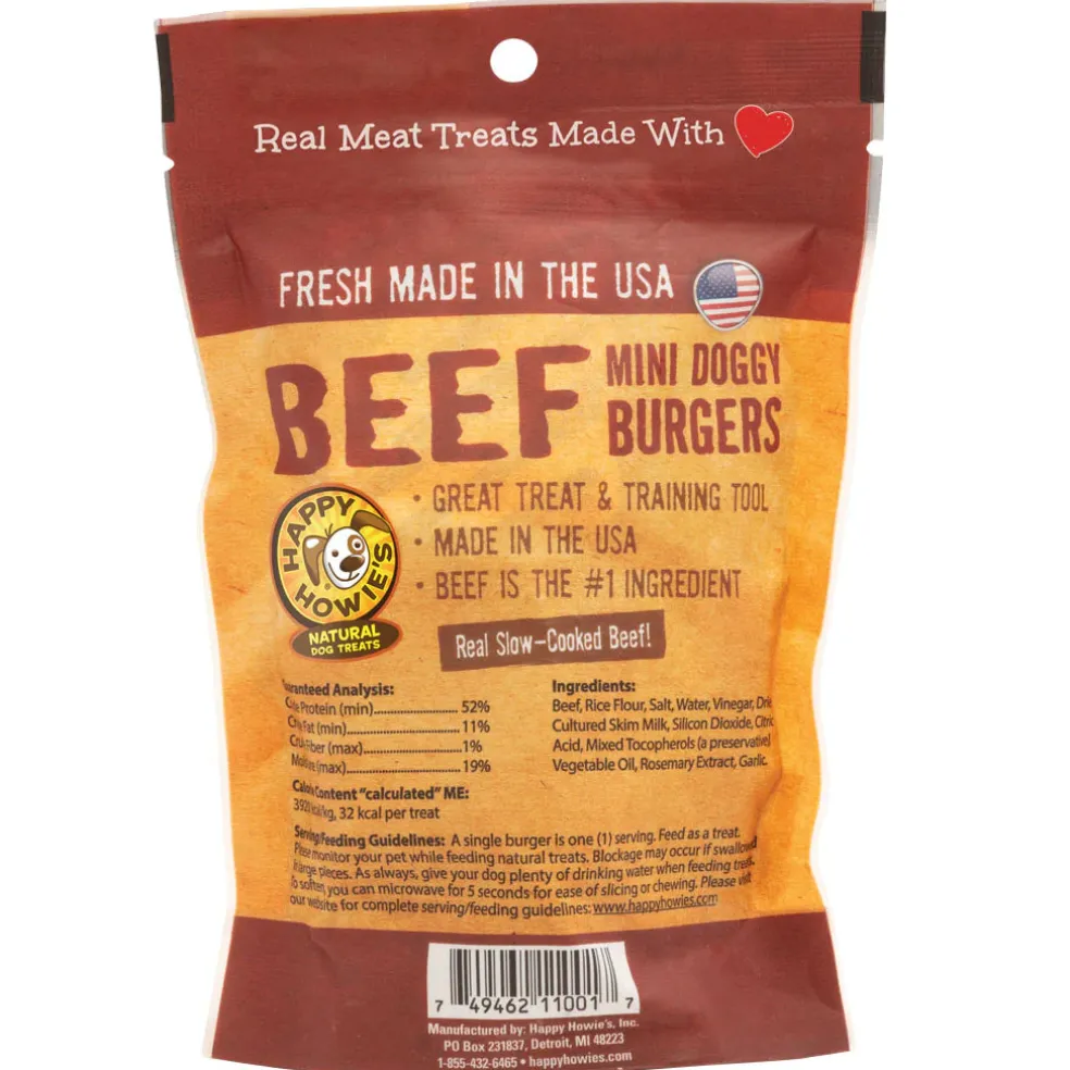 Happy Howies Mini Doggy Burgers with Real Beef (13 burgers)
