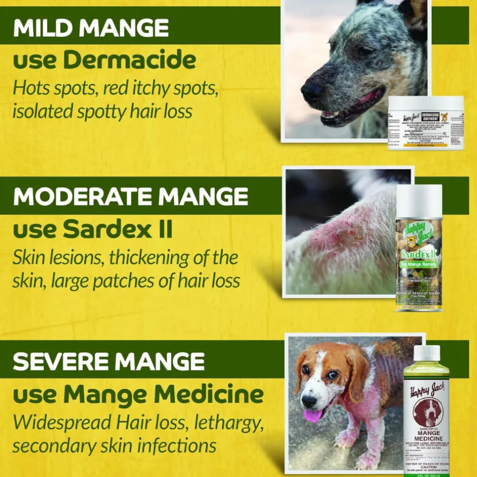 Happy Jack Mange Medicine For Dogs & Horses