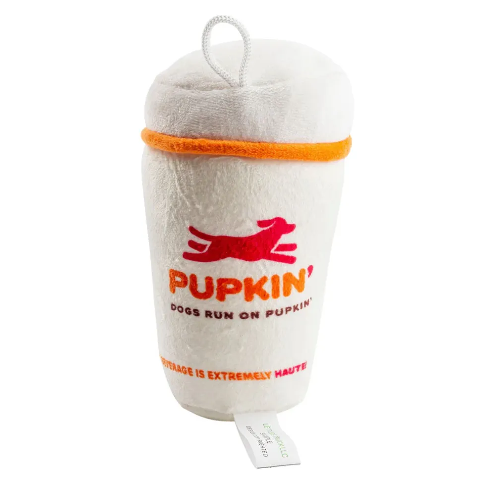 Haute Diggity Dog Pupkin' Donuts Hot Coffee Dog Toy
