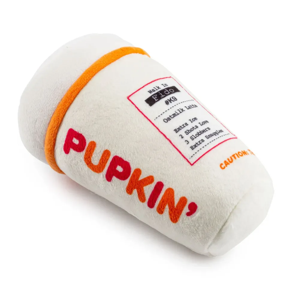 Haute Diggity Dog Pupkin' Donuts Hot Coffee Dog Toy