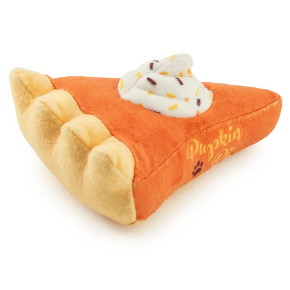 Haute Diggity Dog Pupkin Pie Slice Halloween Fall Dog Toy