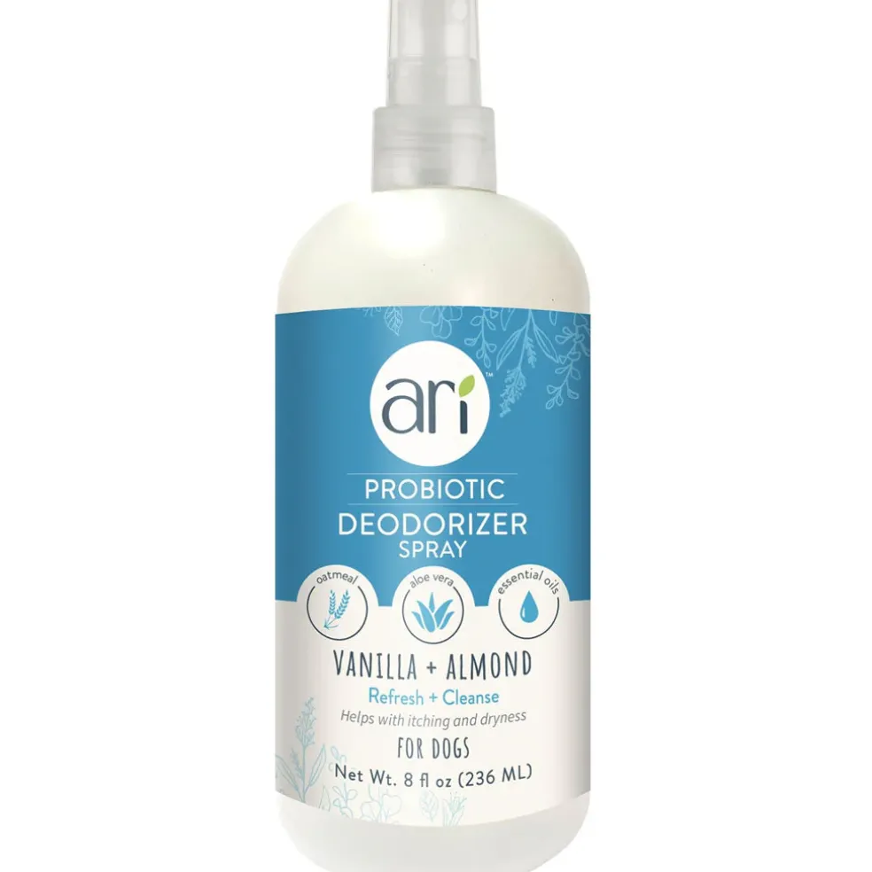 Health Extension Ari Probiotic Deodorizer Spray Vanilla & Almond for Dogs, 8-oz