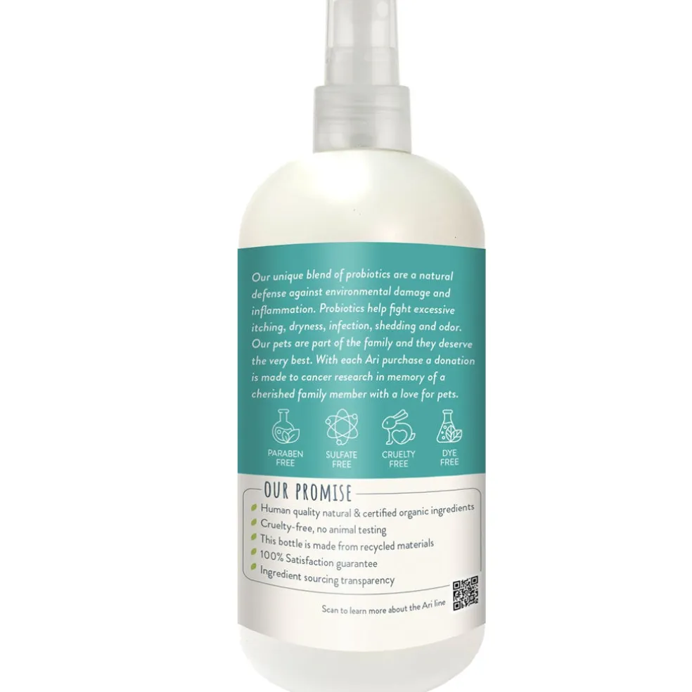 Health Extension Ari Probiotic Deodorizer Spray Green Tea & Mandarin For Dogs, 8-oz