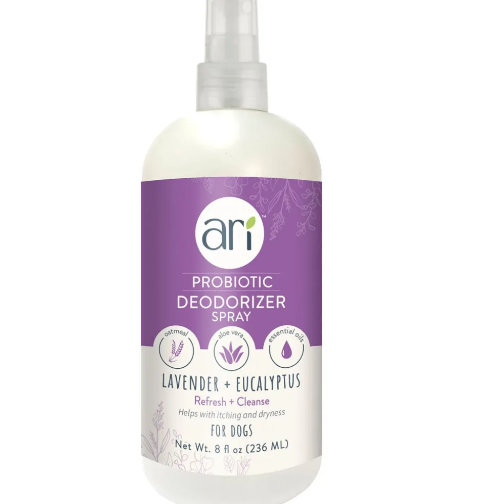 Health Extension Ari Probiotic Deodorizer Spray Lavender & Eucalyptus For Dogs, 8-oz
