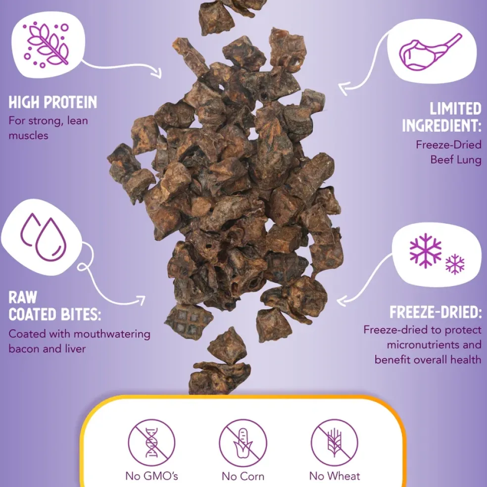 Health Extension Bacon & Liver Bully Puffs Dog Treats (5 oz)