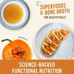 Health Extension Broth-Licious Healthy Belly Grain-Free Chicken & Pumpkin in Chicken Bone Broth Wet Dog Food, 3.5-oz tray, case of 12