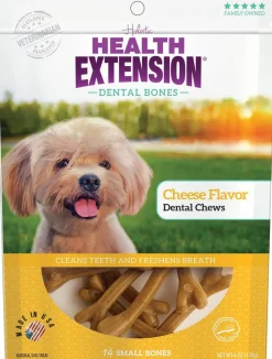 Health Extension Cheese Flavor Dental Chews for Dogs