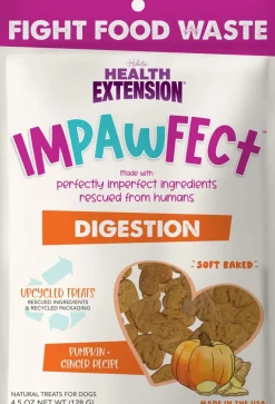 Health Extension Impawfect Pumpkin & Ginger for Digestive Support Treats for Dogs, 4.5-oz
