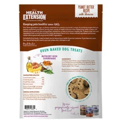 Health Extension Oven Baked Dog Treats Peanut Butter Recipe with Banana