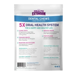 Health Extension Peanut Butter Flavor Dental Chews For Dogs