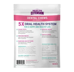 Health Extension Probiotic Dental Chews For Dogs