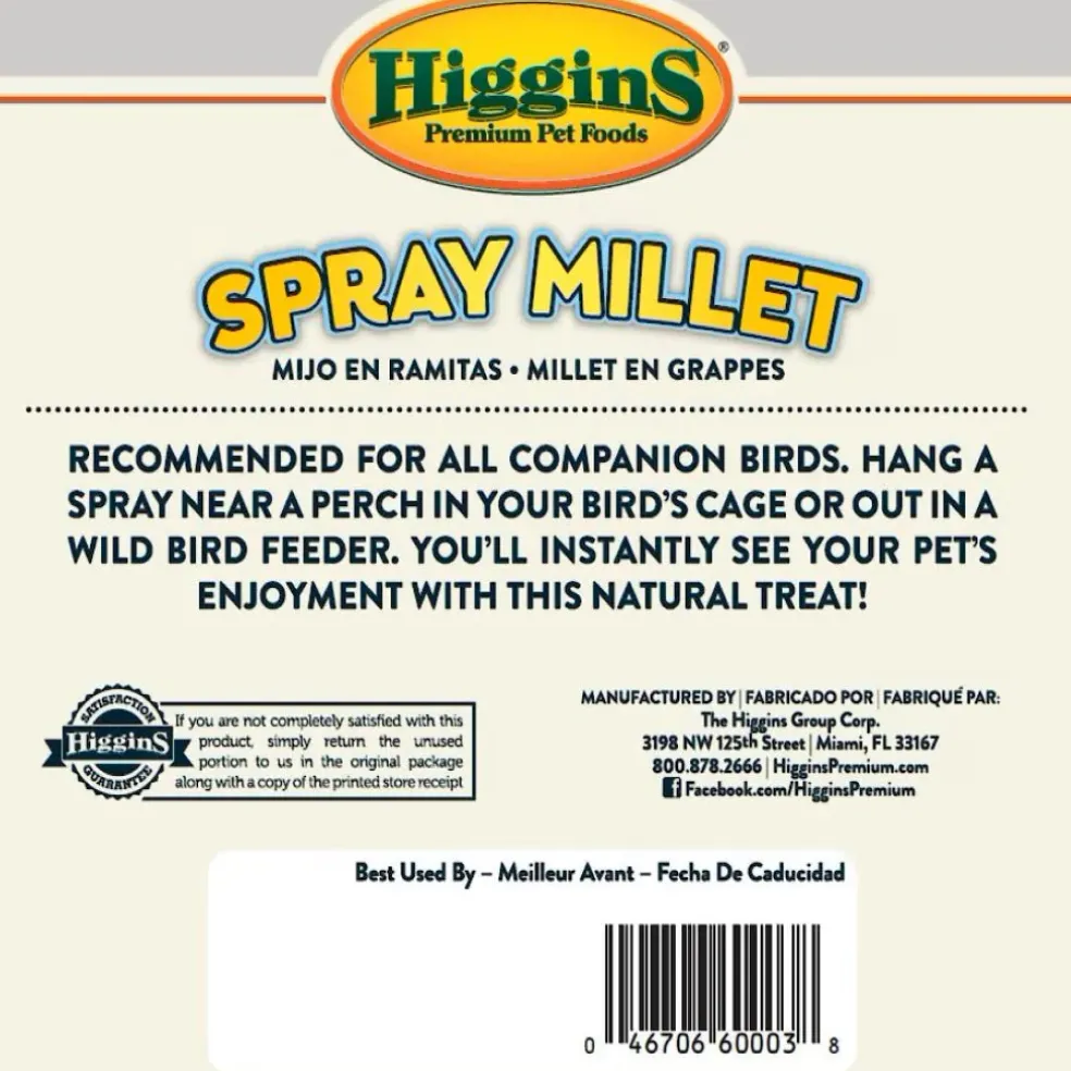 Higgins Spray Millet Treats For Birds