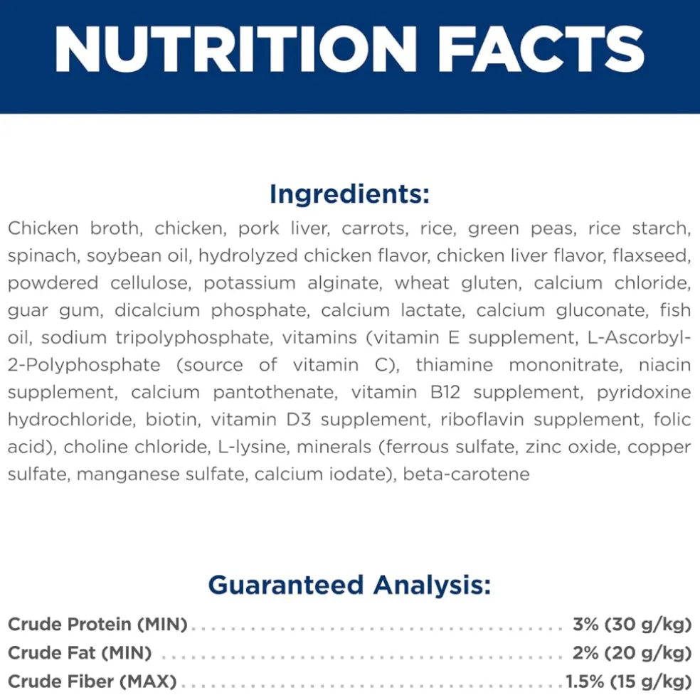 Hill's Science Diet Adult Healthy Cuisine Chicken & Vegetables Stew Wet Dog Food (2.8 oz x 24 pouches)