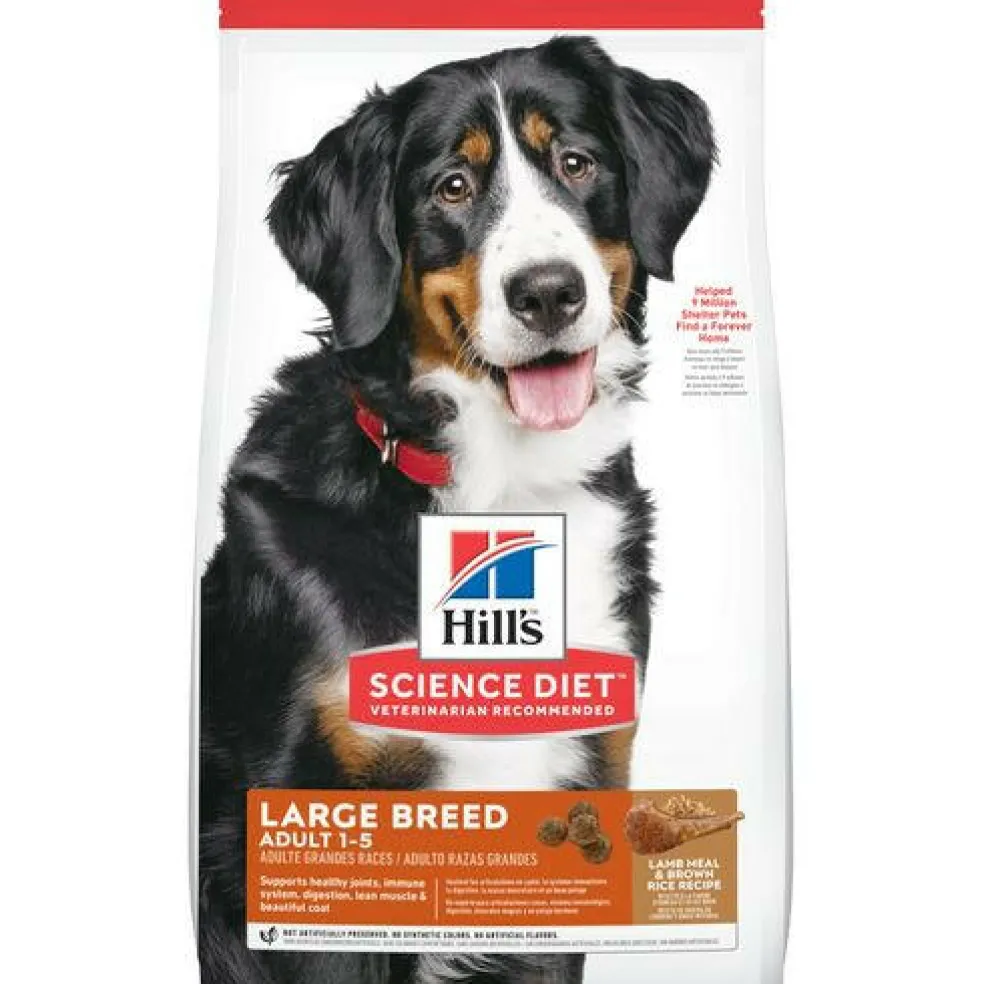 Hill's Science Diet Adult Large Breed Dry Dog Food, Lamb Meal & Brown Rice Recipe, 33 lb Bag