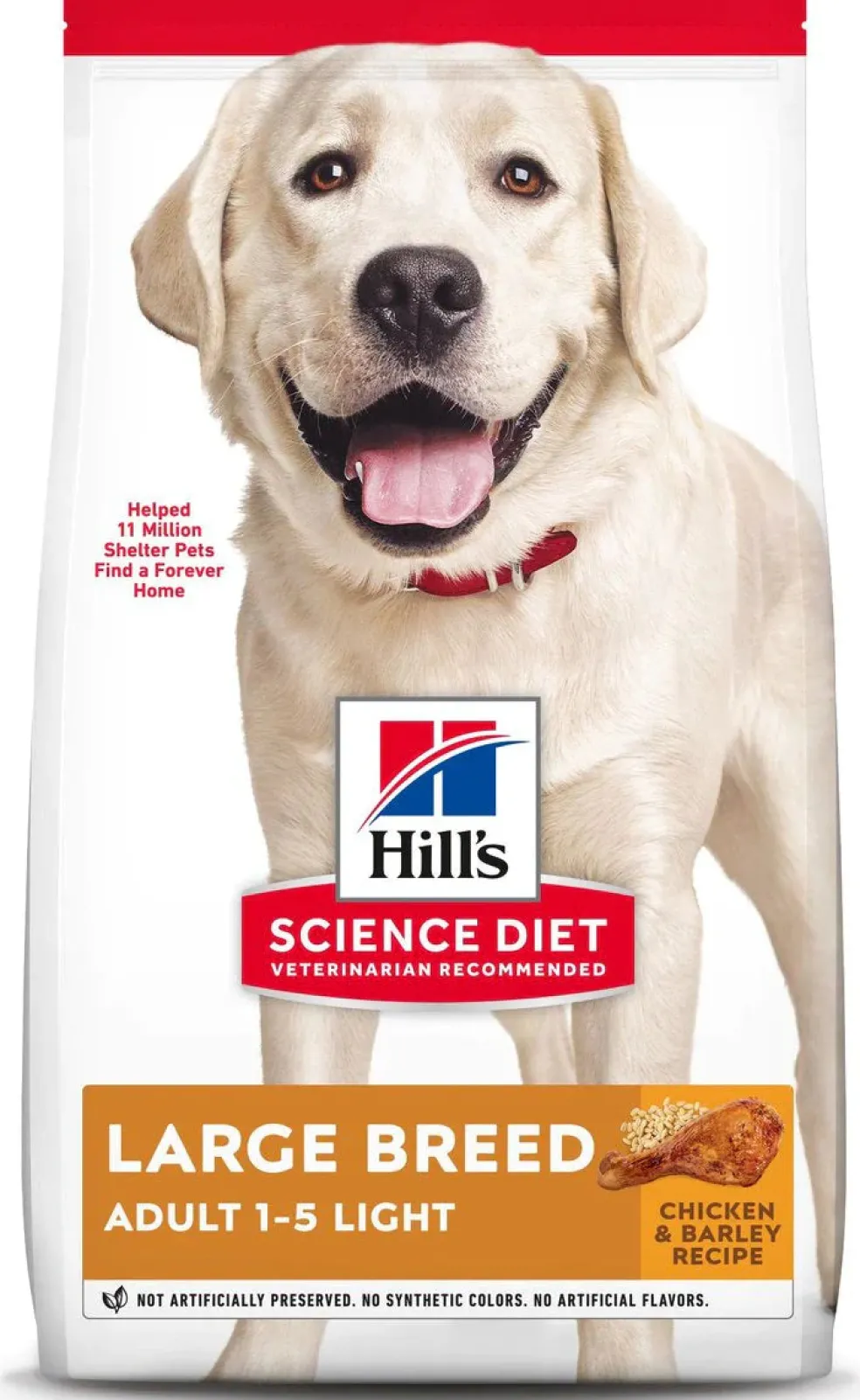 Hill's Science Diet Adult Light Large Breed Dry Dog Food, Chicken Meal & Barley