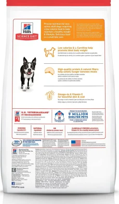 Hill's Science Diet Adult Light Small Bites Dry Dog Food, Chicken Meal & Barley