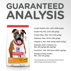 Hill's Science Diet Adult Light Dry Dog Food with Chicken Meal & Barley, 15 lb Bag
