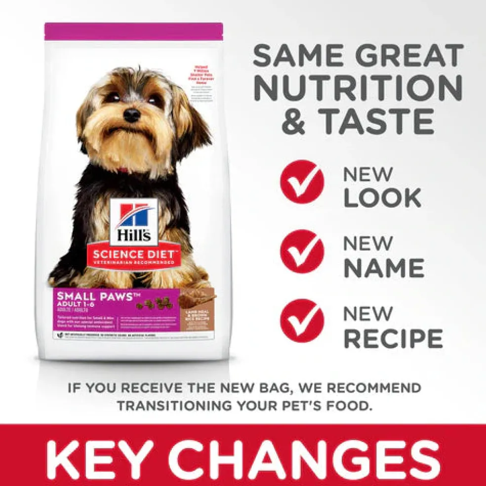 Hill's Science Diet Adult Small & Mini Lamb Meal & Brown Rice Recipe Dry Dog Food, 4.5 lb bag